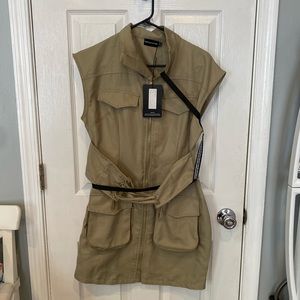 NWT Belted Cargo Dress